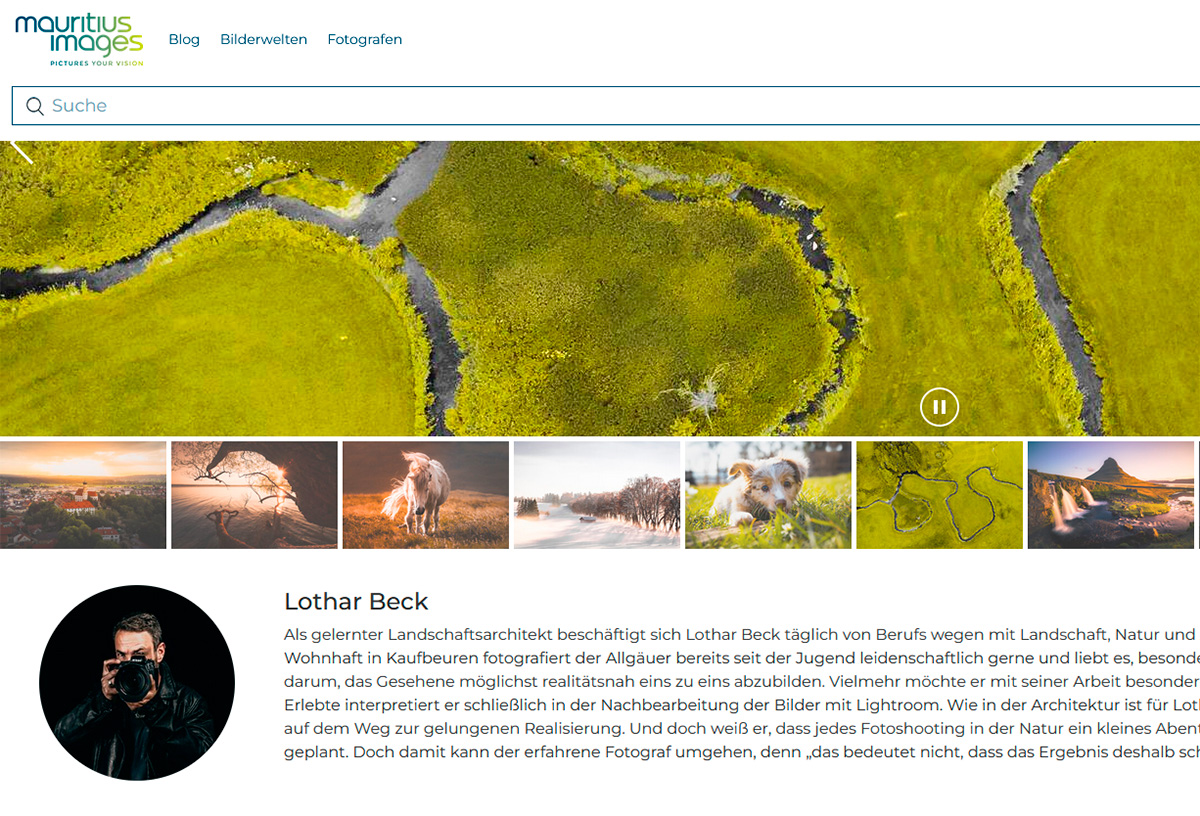 Portfolio bei mauritius-images.com