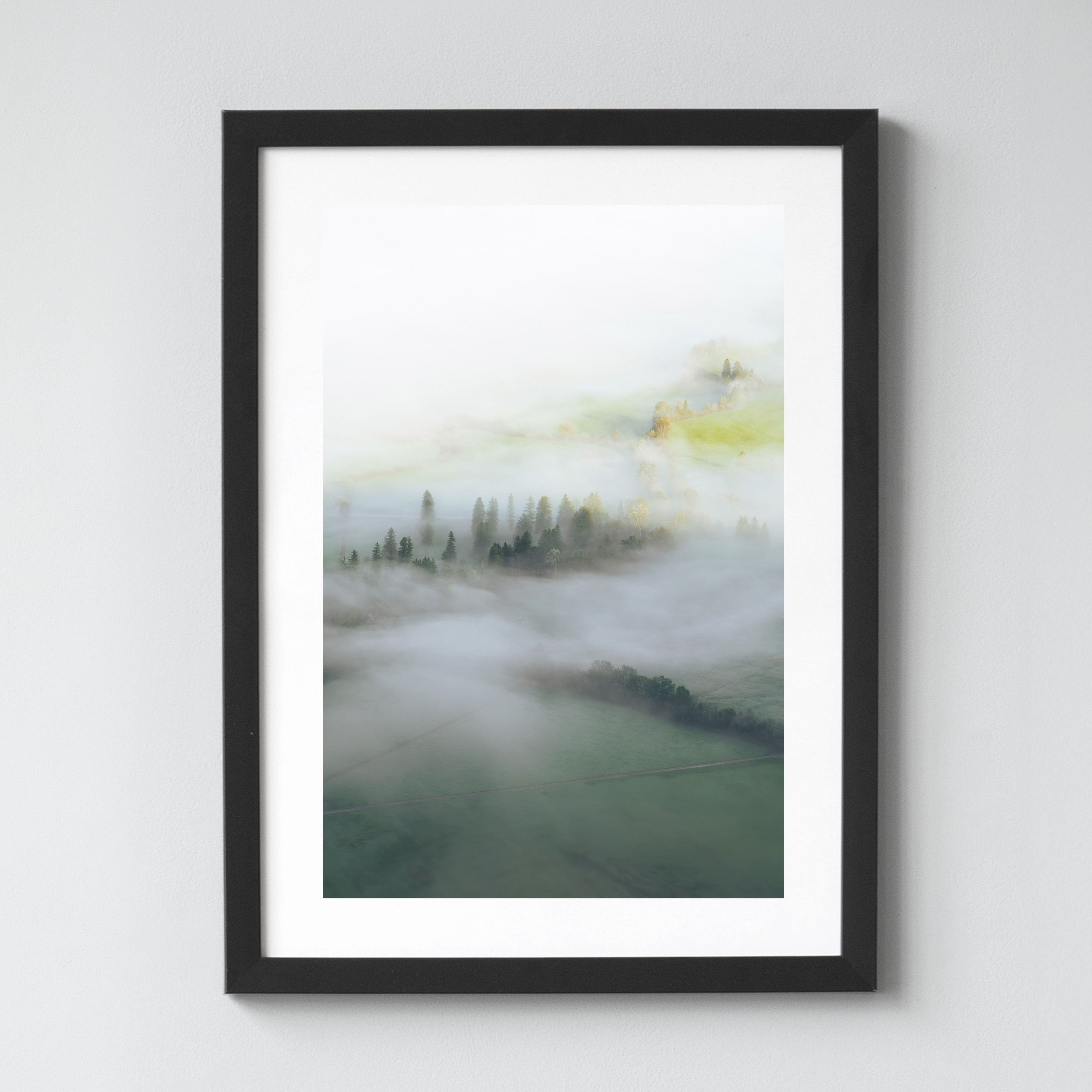 Ausgewählte Naturaufnahmen als hochwertige Prints withlothar - Motiv "Nebelaquarell III"